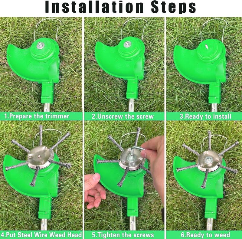 Power Steel Wire Grass Trimmer Head