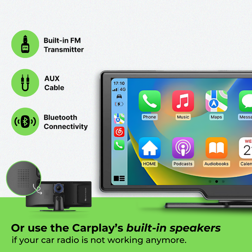 ClearSync 4K – 10" Smart Dash & Reverse Cam