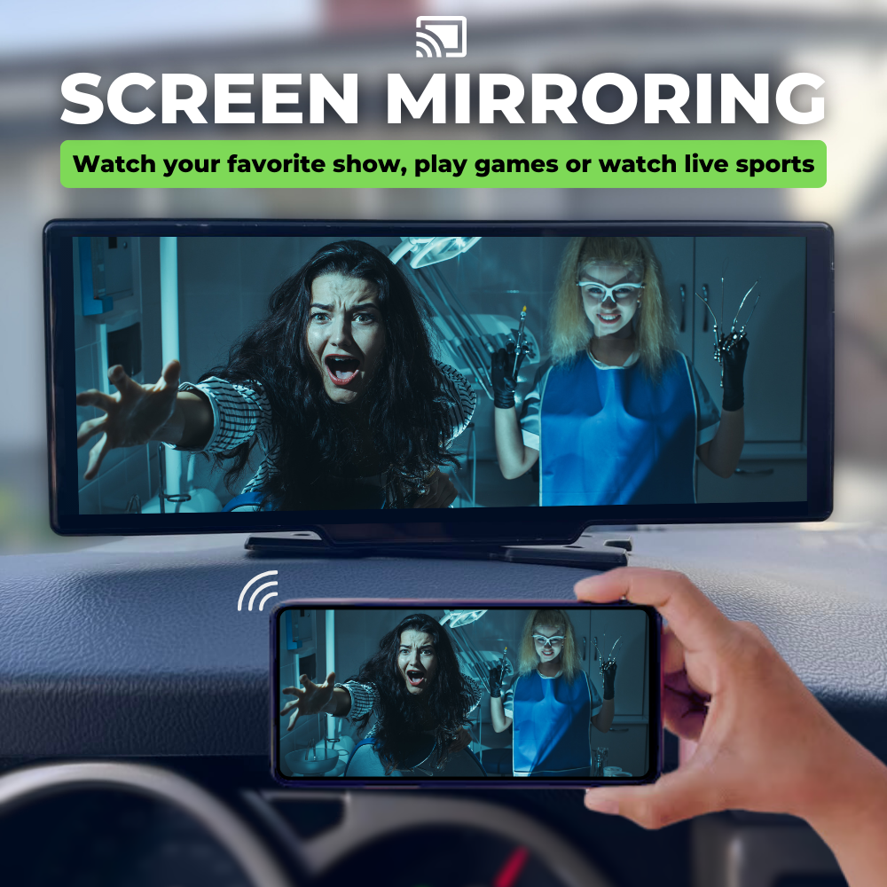 ClearSync 4K – 10" Smart Dash & Reverse Cam