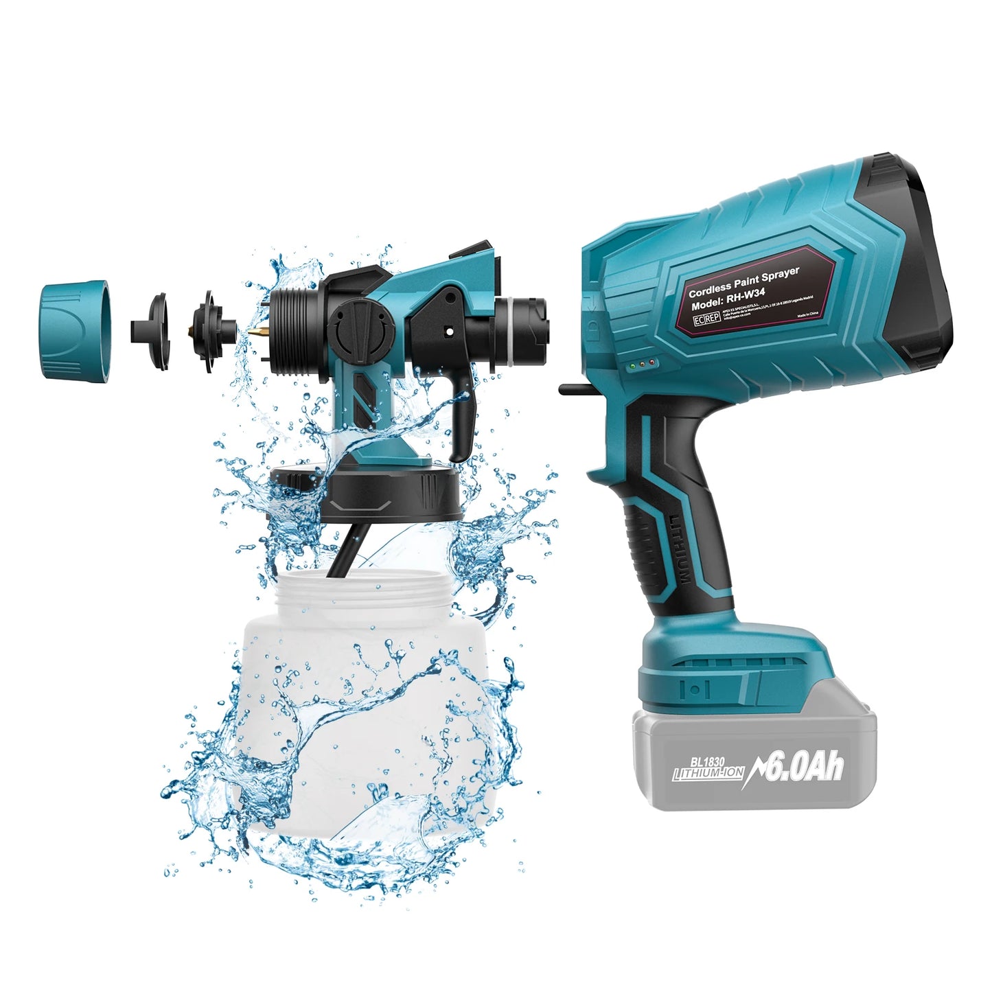 Magic Cordless Paint Sprayer – 3 Modes | 2-Hour Battery | Pro Finish at Home