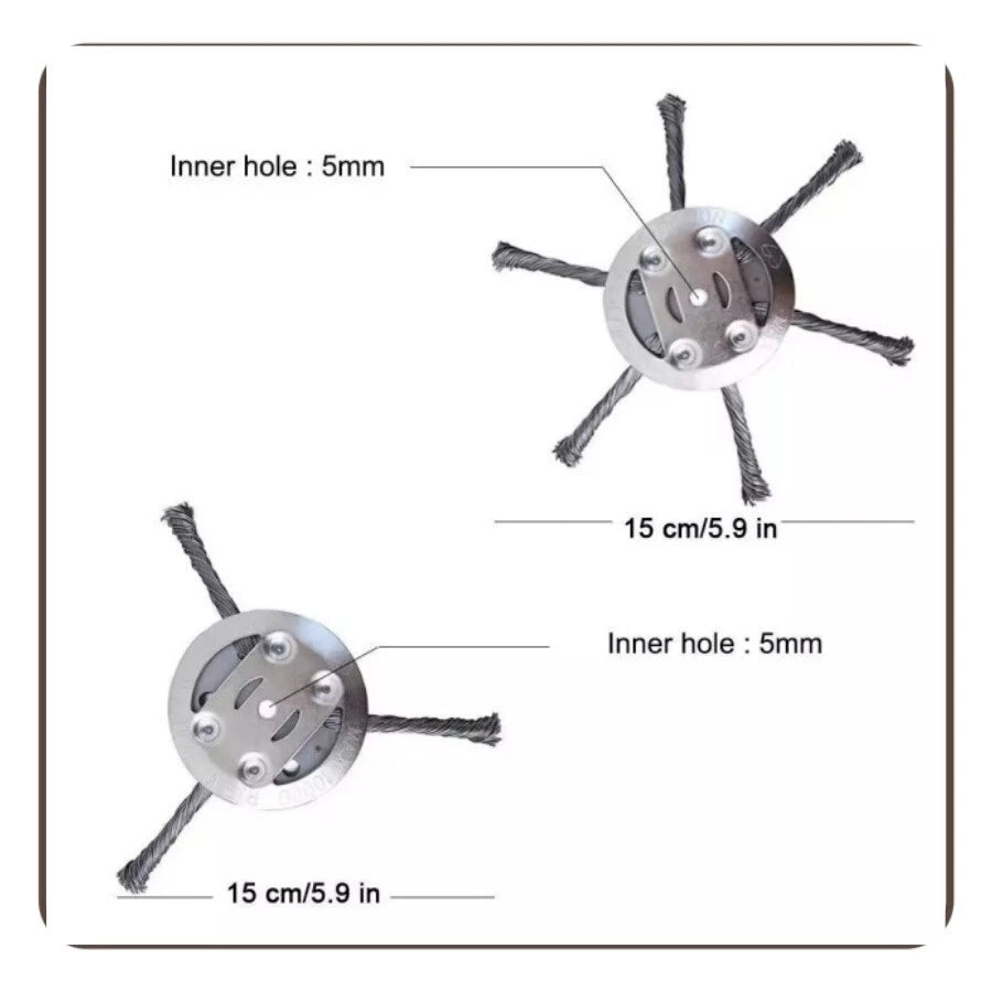Power Steel Wire Grass Trimmer Head