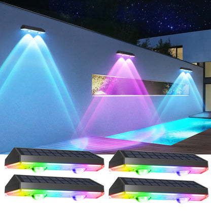 Solar Glow Fence Lights
