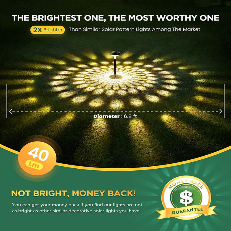Sunlit Mandala Garden Lights