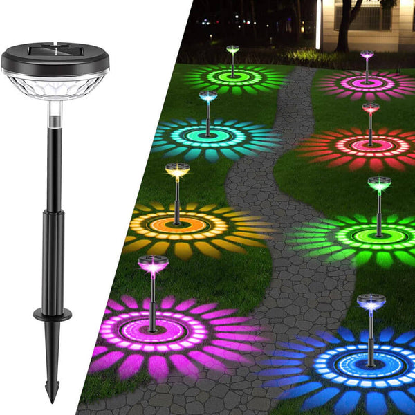 Sunlit Mandala Garden Lights