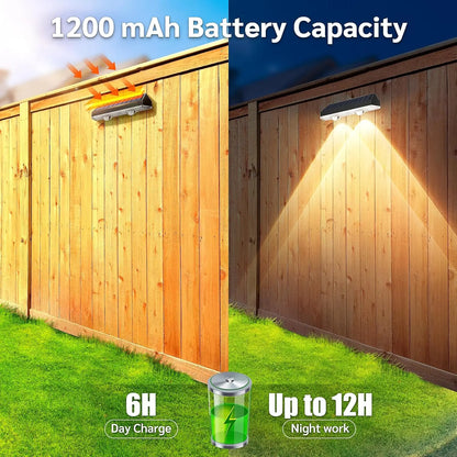 Solar Glow Fence Lights