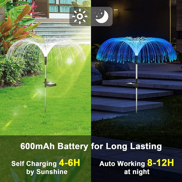 Magical Solar Jellyfish Lights 4Pcs