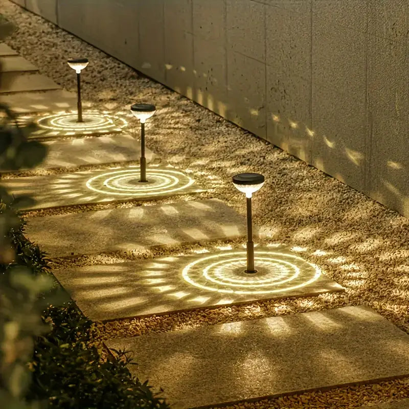 Sunlit Mandala Garden Lights