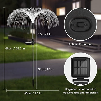 Magical Solar Jellyfish Lights 4Pcs