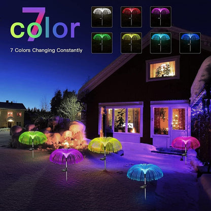 Magical Solar Jellyfish Lights 4Pcs