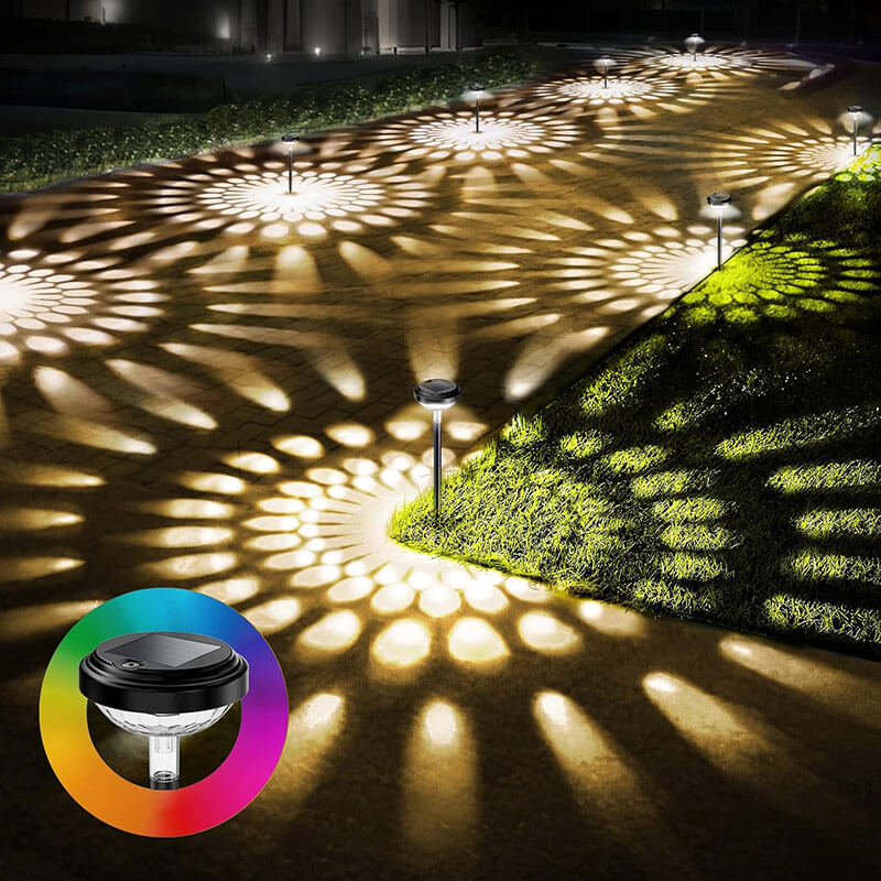 Sunlit Mandala Garden Lights