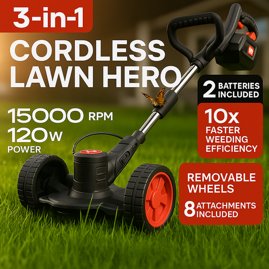 3-in-1 Cordless Lawn Hero