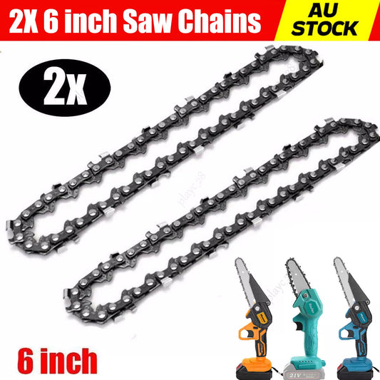 6 inch chainsaw Chain (2 Piece)